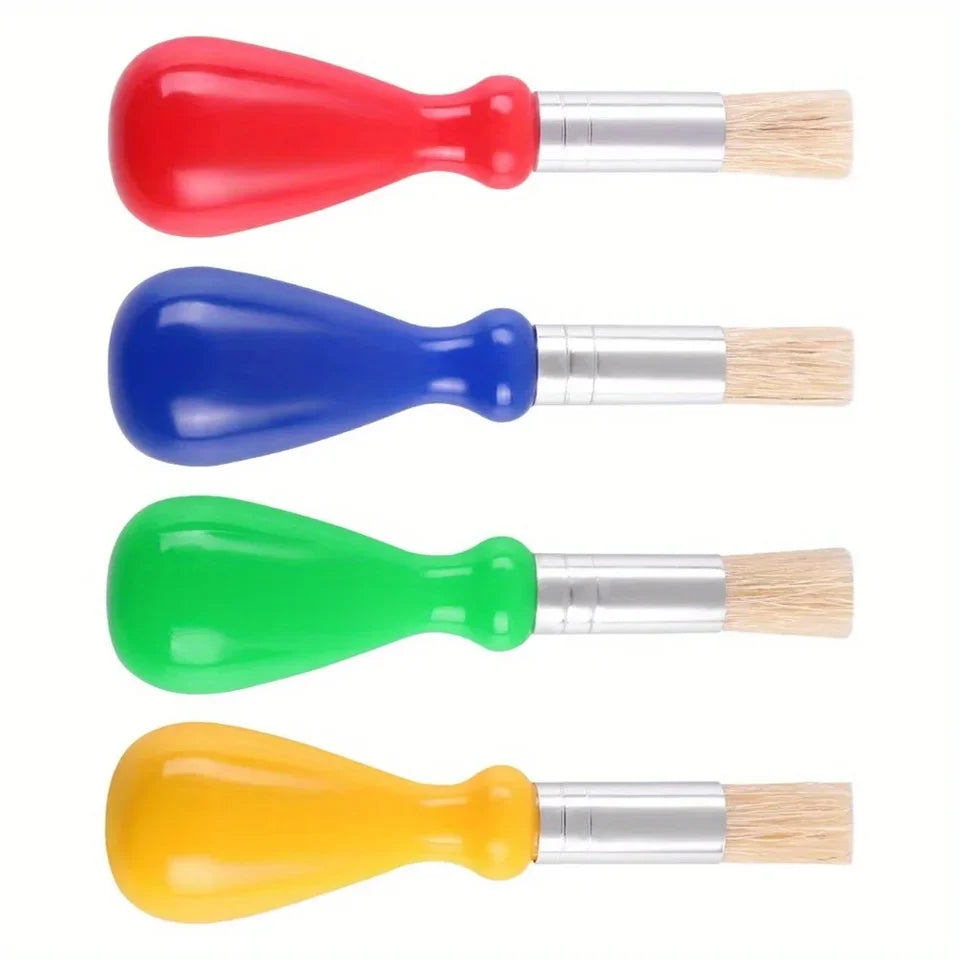 4Pcs Paint Brush Painting Brush Plastic Set for Ergonomic Convenient Artist Tools Child Professional Watercolor
