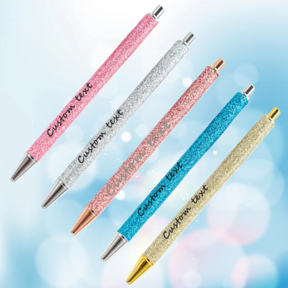 Customized logo pens metal ballpoint pens personalized name pens gift for school teachers office supplies and student stationery